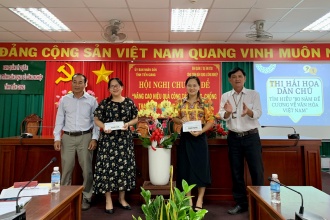 Đảng ủy Ban Quản lý dự án đầu tư xây dựng công trình dân dụng và công nghiệp tổ chức hoạt động Hái hoa dân chủ kỷ niệm 80 năm ra đời “Đề cương về văn hoá Việt Nam” (1943 – 2023)